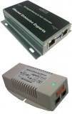 Gigabit Ethernet and POE+ Extender with POE+ Injector