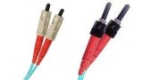10G OM3 3mm Corning Duplex SC-ST 50/125 Fiber Cable