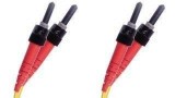 Singlemode 3mm Corning Duplex ST-ST 9/125 Fiber Patch Cable