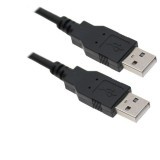 USB 2.0 A-A Cable Black