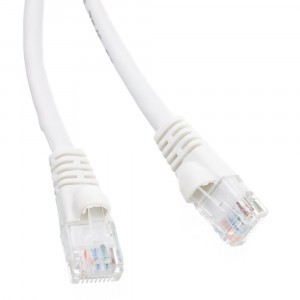CAT6 Ethernet Patch Cable - Molded White - 3 FT