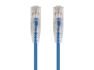 Ethernet Cabling CAT6A UTP 10Gb Ultra-Slim 28AWG Blue