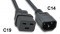 PDU Power cords C14 to C19 14AWG