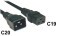 PDU Power cords IEC C19 to C20 12AWG